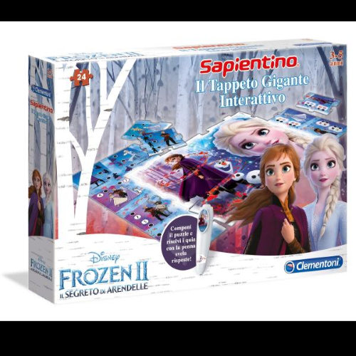 Clementoni Sapientino - Frozen 2 - Il Tappeto Gigante Interattivo - puzzle - 24 pezzi